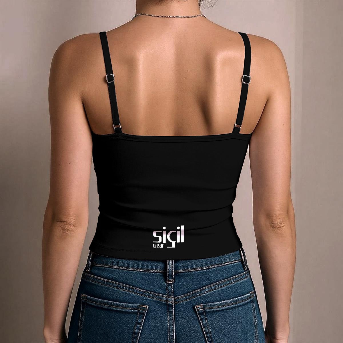 Heart Spaghetti Strap Tank Top